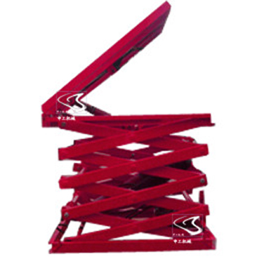 翻轉(zhuǎn)傾斜臺面升降臺